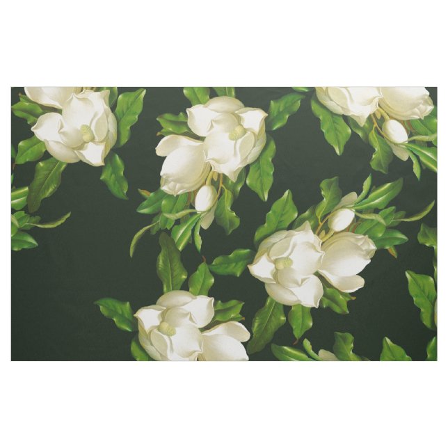 Tecido de Flor da Magnolia Gigante (Fat Quarter)