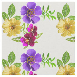 Tecido de Flores 3 Cores
