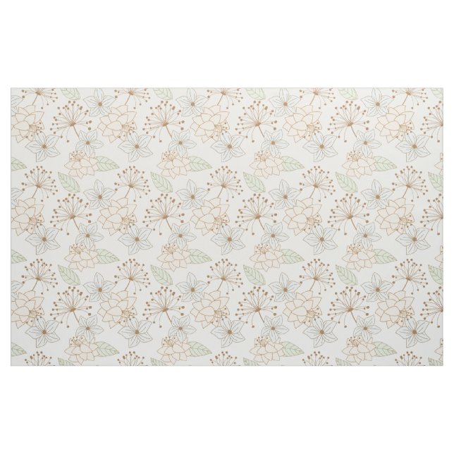 tecido de flores de primavera (Fat Quarter)