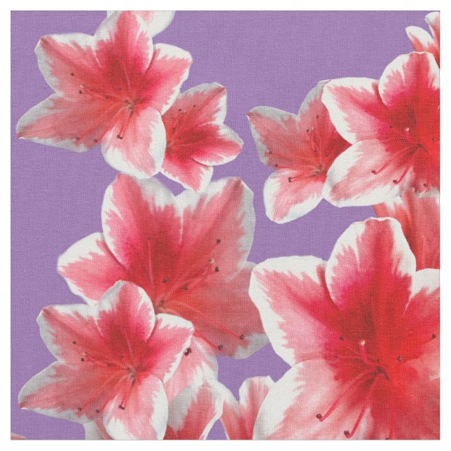 Tecido de Flores Rosa (Detalhe)