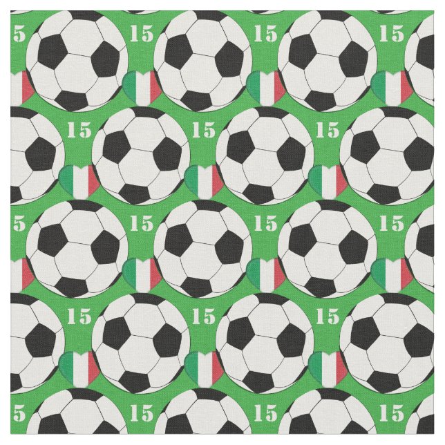 Tecido de Futebol - Moda de futebol - Itália (Detalhe)