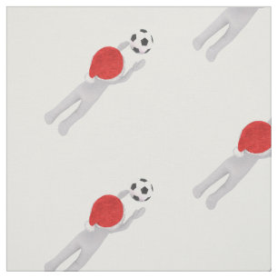 tecido de futebol santa claus