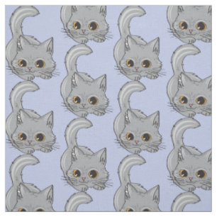Tecido de gatinho fofo de cor personalizada