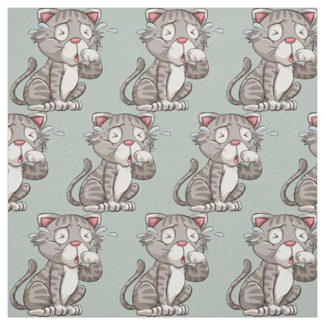 Tecido de Gato de Choro de Cor Personalizada (Modelo)