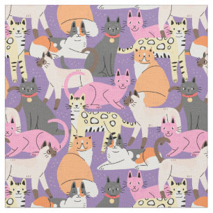 Tecido de Gatos Cujos