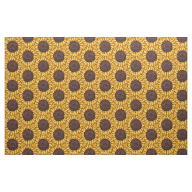 Tecido de girassol Algodão de Tecido de girassol o (Fat Quarter)