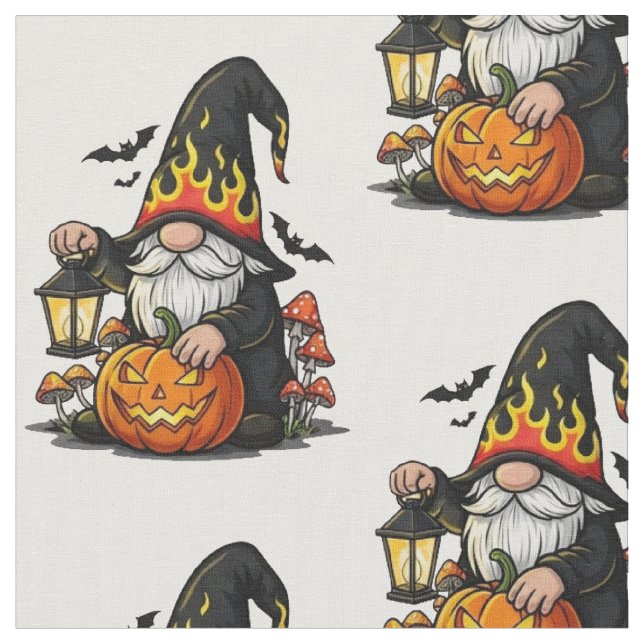 Tecido de Gnomo de Halloween (Detalhe)