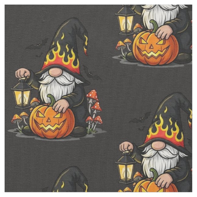 Tecido de Gnomo de Halloween (Detalhe)