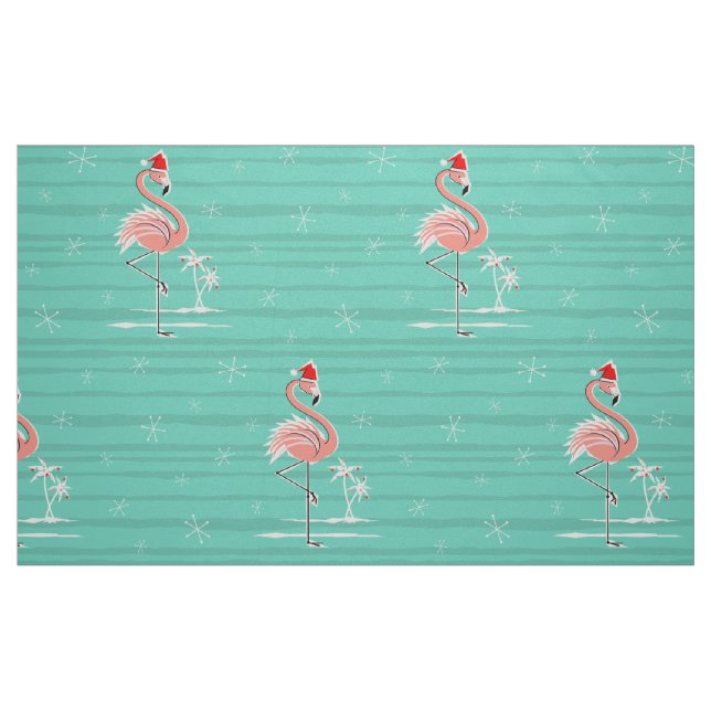 Tecido de grandes padrões da Frota Flamingo de Nat (Fat Quarter)