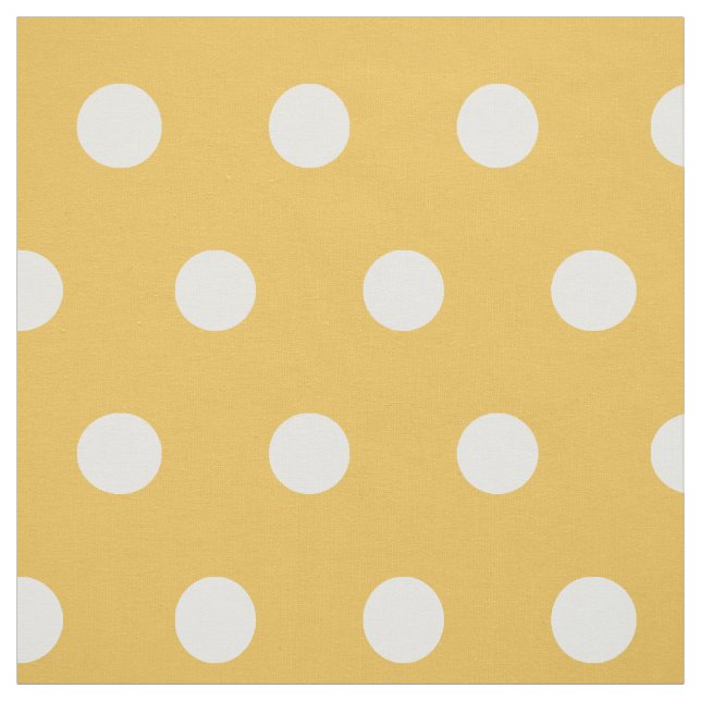 Tecido de hobby DIY do padrão polkadot amarelo e b (Modelo)