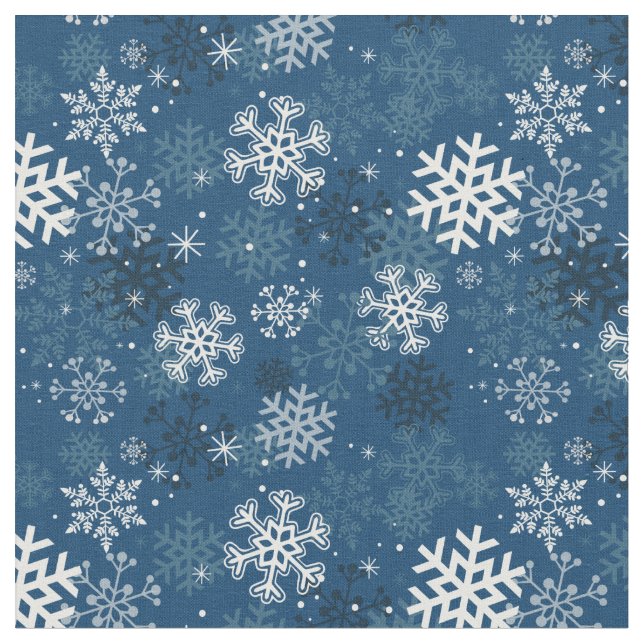 Tecido de Impressão com floco de neve divertido, a (Detalhe)