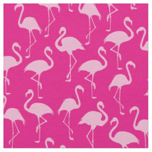 Tecido de Impressão tropical de Flamingo cor-de-r