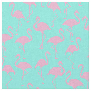 Tecido de Impressão tropical de Flamingo cor-de-r