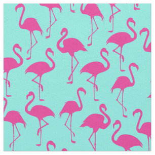 Tecido de Impressão tropical de Flamingo cor-de-r