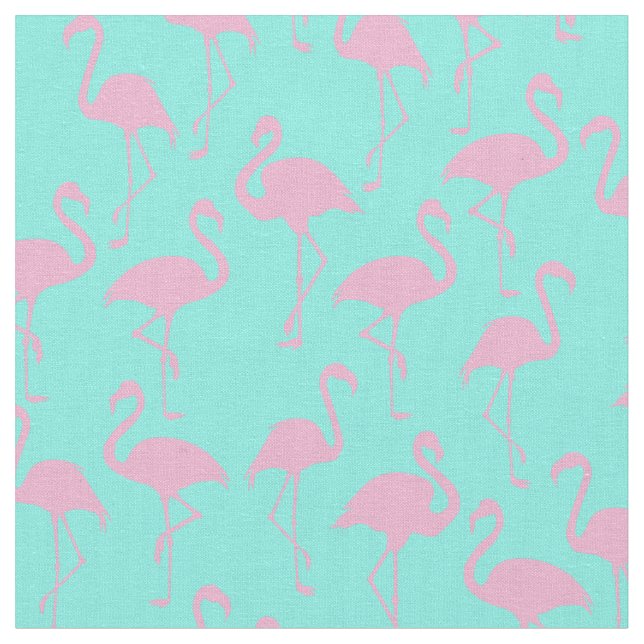 Tecido de Impressão tropical de Flamingo cor-de-ro (Detalhe)