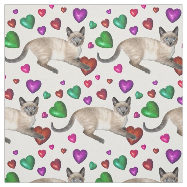 Tecido de Kitten Hearts (Modelo)