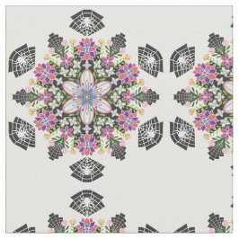 Tecido de mandala para aranhas florais