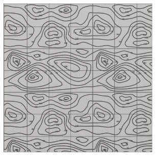 tecido de mapa topográfico