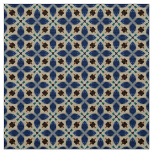 Tecido De Mobiliário Azul De Azul Com Glitch2
