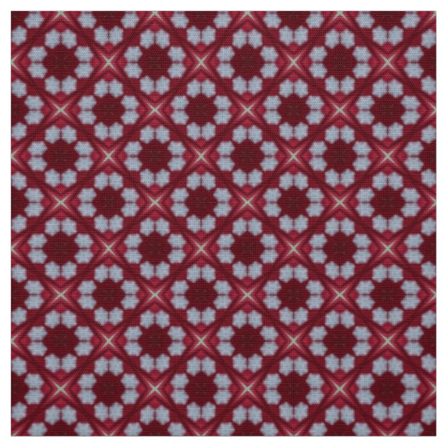 Tecido de Mobiliário Azul Vermelho 2 (Modelo)