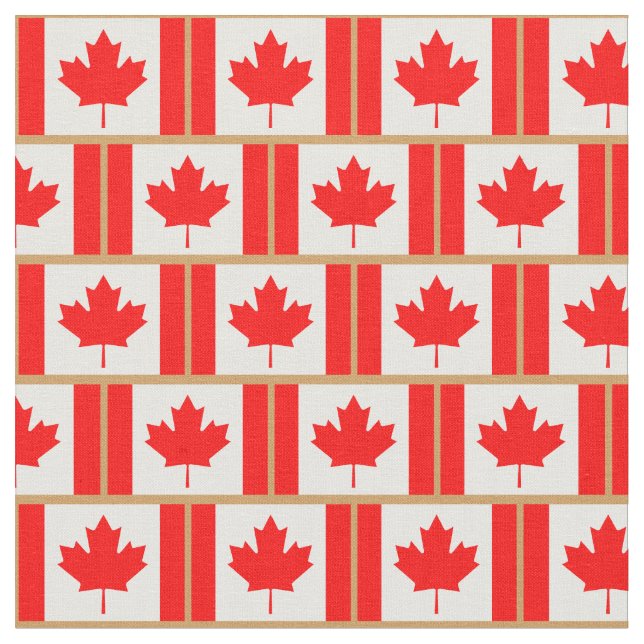 Tecido de moda Canadense Flag & Canada / esportes (Detalhe)