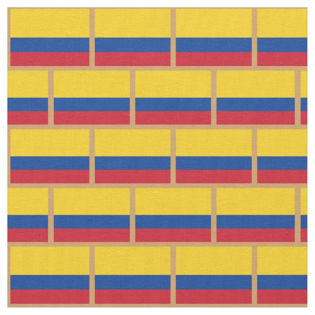 Tecido de moda Colombiano Flag & Colombia /esporte (Detalhe)