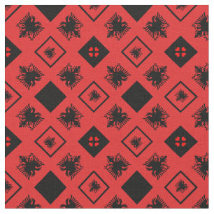 Tecido de Moda de Bandeira e Albânia Albanesa BL