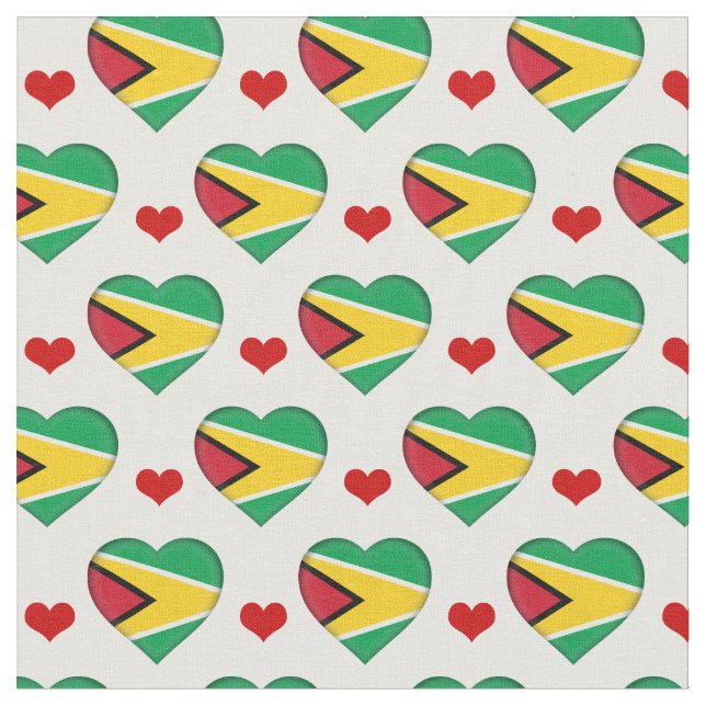 Tecido de moda do Coração Vermelho da Guiana/Guian (Detalhe)