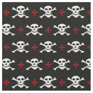 Tecido de moda do Skull & Cross - Pirates /Hallowe