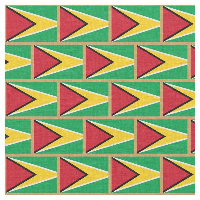 Tecido de moda Guyana Flag & Guyana / esportes (Detalhe)