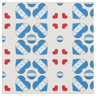 Tecido de moda Honduras Flag e Honduras Heart