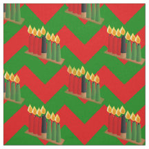 tecido de natal chevron kwanzaa xmas