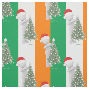tecido de natal irlandês