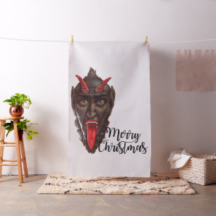 tecido de natal krampus merry