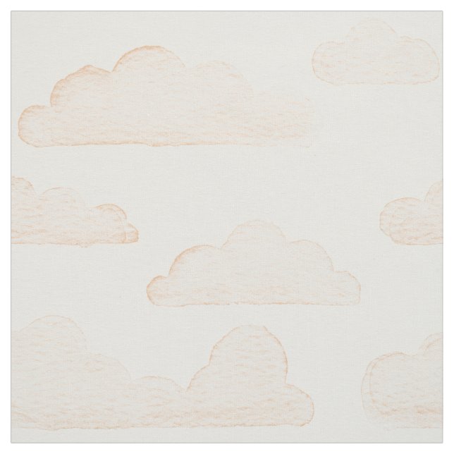Tecido de Nuvens de Aquarela Melon Dreamtime (Modelo)