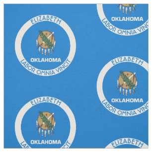 Tecido De Oklahoma bandeira personalizada estado mais