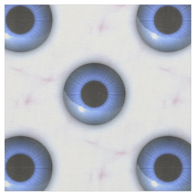 tecido de olhos azuis assustadores (Detalhe)