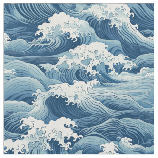 Tecido de Ondas do Oceano