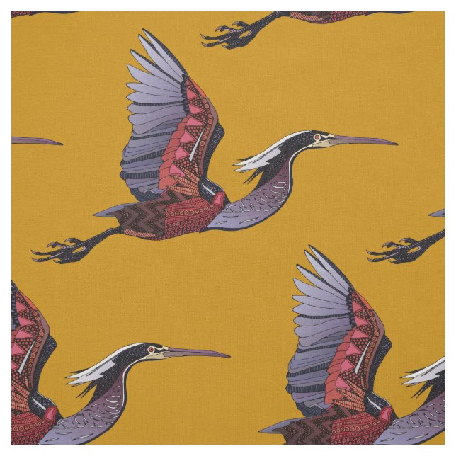 Tecido de ouro de Agami heron (Modelo)