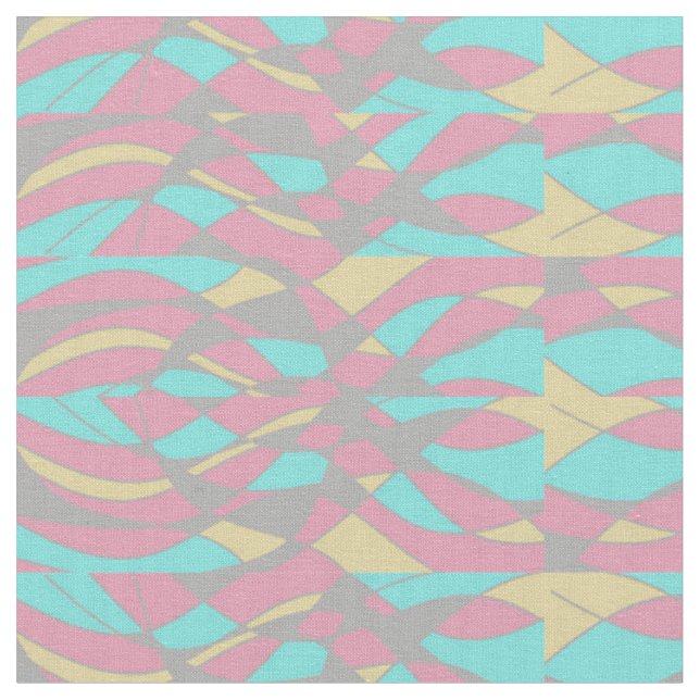 Tecido de padrão Abstrato colorido (Detalhe)