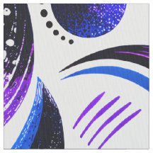 Tecido de Padrão Abstrato de Redemoinho Roxo Real