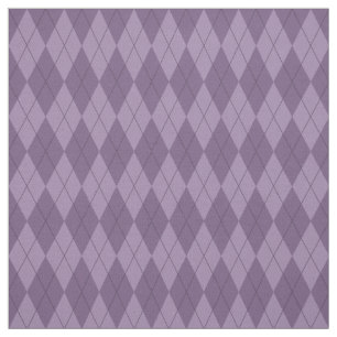 Tecido de Padrão de Argyle Roxo