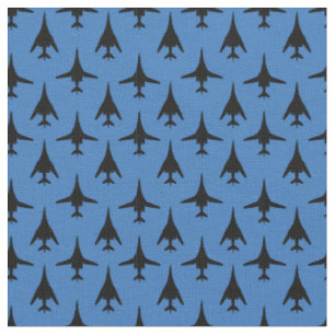 Tecido de padrão de bombista espiritual azul B-1