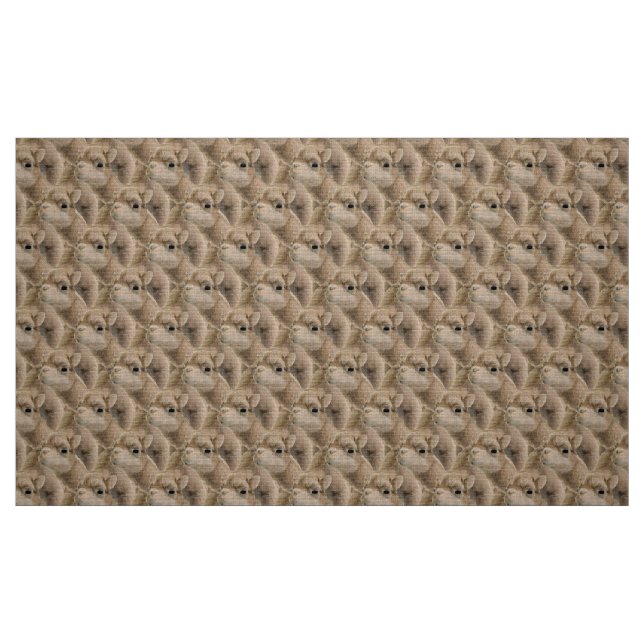 Tecido de Padrão de Camela de Bebê Cute Adorável - (Fat Quarter)