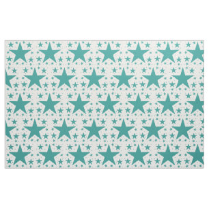 Tecido de Padrão de Coleção Teal Superstar