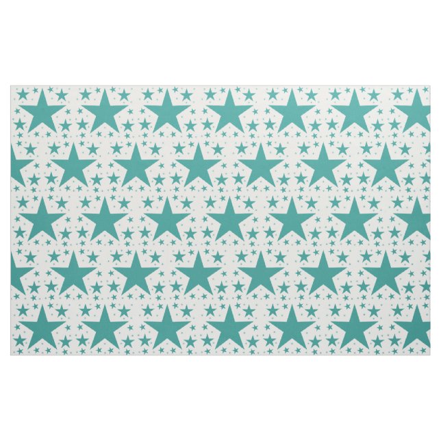 Tecido de Padrão de Coleção Teal Superstar (Fat Quarter)