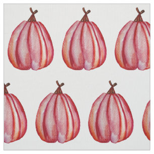 Tecido de Padrão de Desenho de Aquarela Vermelha