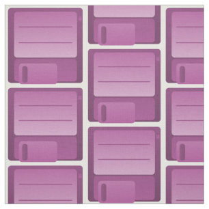 Tecido de Padrão de Disquete Roxo