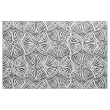 Tecido de Padrão de Folha de Folha Desbotada em Vi