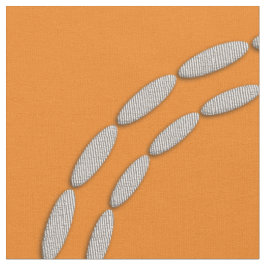 Tecido de Padrão de Folhas de Prata Cuta Chic